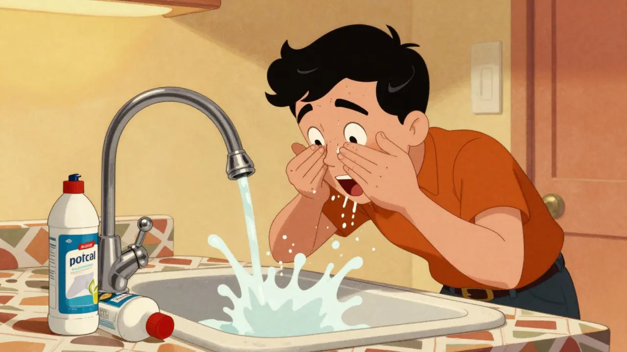 Ocular Trauma: What to Do When Chemicals Splash in Your Eye